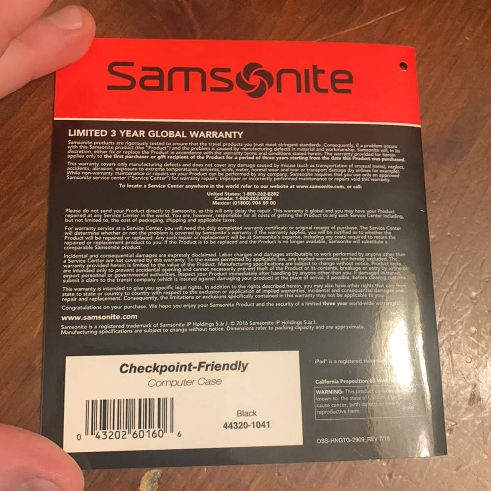 Samsonite Checkpoint-Friendly Computer Case - Picture 14 of 16